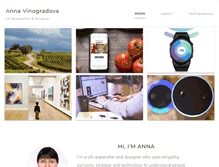 Tablet Screenshot of annavinogradova.com